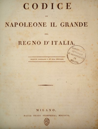 Frontispis Napoleonova zákoníku. v roce 1806 od Unknown artist