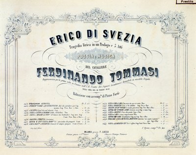 Frontispis Jindřicha Švédského, dílo Ferdinanda Tommasiho od Unknown artist