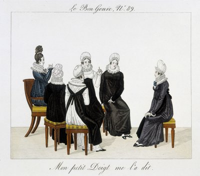 Hra: „“ řekl mi můj malíček“ – v „“ The Good Genre““, n¡89, začátek 19. století od Unknown artist