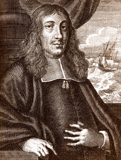 Gautier (Wouter) Schouten (1638-1704) holandský průzkumník od Unknown artist