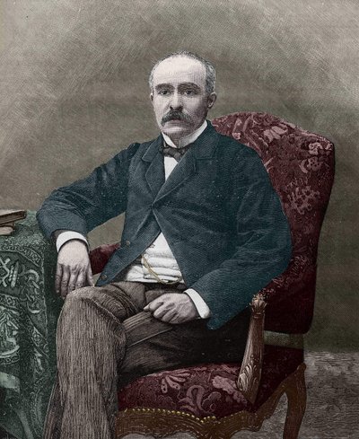 Georges Clemenceau (1841-1929), francouzský politik v roce 1885. od Unknown artist