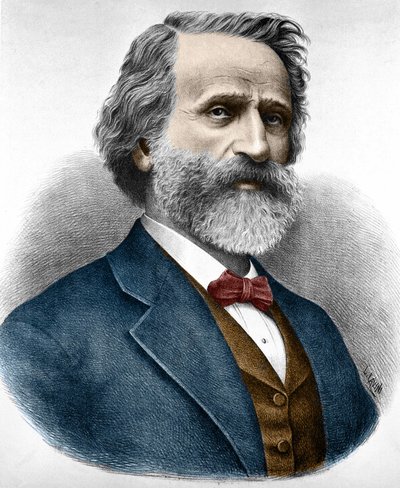 Giuseppe Verdi (1813-1901), italský skladatel. od Unknown artist
