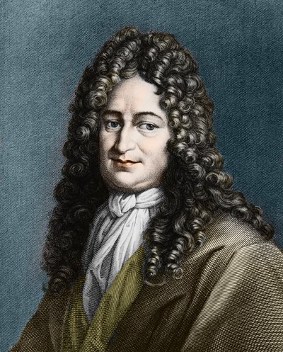 Gottfried Wilhelm von Leibniz (1646-1716), německý filozof od Unknown artist