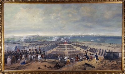 Velká přehlídka ve vojenském táboře Boulogne od Unknown artist