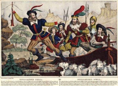 Guillaume Tell (William Tell) objeví šíp od Unknown artist