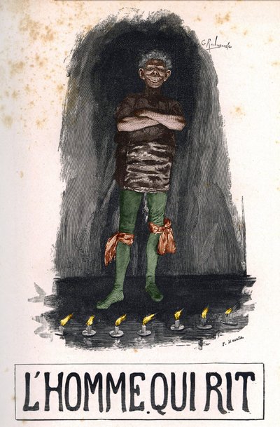 Gwynplaine, kryt. z „“muže, který se směje“ od Unknown artist