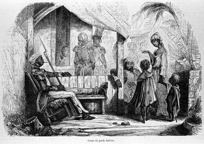 Haitská revoluce (1791-1803): Sbor revolučních gard. od Unknown artist
