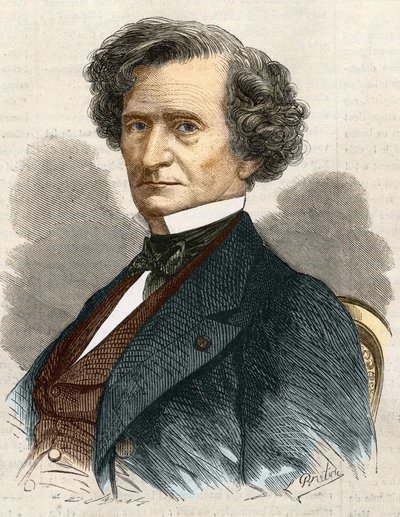 Hector Louis Berlioz francouzský skladatel (1803-1869). od Unknown artist