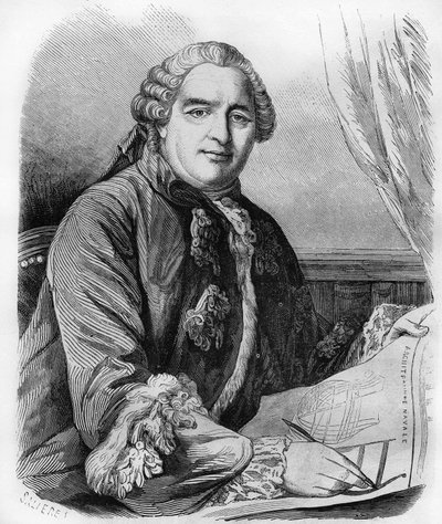 Henri Louis Duhamel du Monceau (1700-1782), francouzský fyziolog a agronom. od Unknown artist