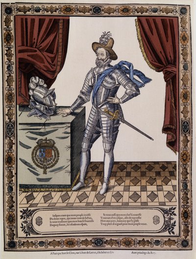 Jindřich IV (1553 - 1610), francouzský král kolem roku 1600. od Unknown artist
