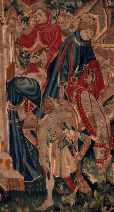 Historie Saint Piat a Saint Eleuthère, scéna 8, centrum detailů od Unknown artist