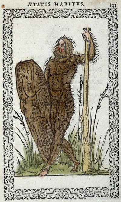 Homme sauvage – v „“Habits et effigies”” od Jeana Sluperiuse od Unknown artist