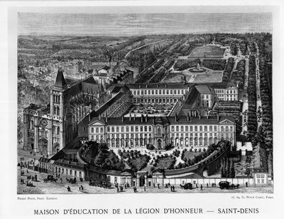 Dům vzdělávání Čestné legie, Saint-Denis od Unknown artist