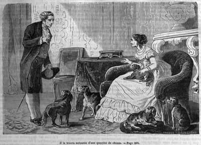 Ilustrace pro „La Chartreuse de Parma“ od Stendhala v „Le Diary du dimanche“ z roku 1872. od Unknown artist