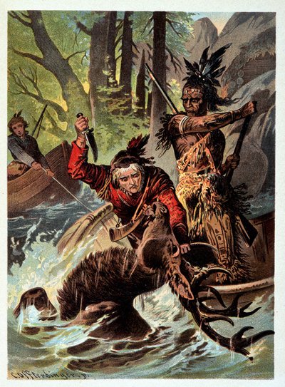 Ilustrace „“ Kožené punčochy“ od F. Coopera od Unknown artist