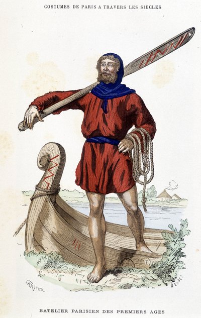 V Paříži po staletí od Knee-Laca od Unknown artist