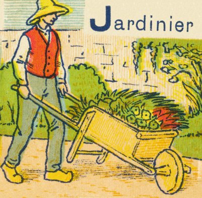 J jako zahradník od Unknown artist