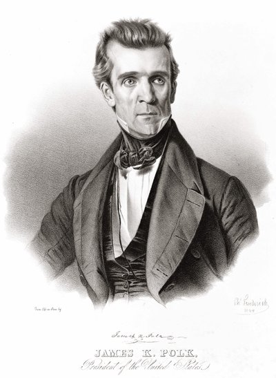 James K. Polk, prezident Spojených států amerických od Unknown artist