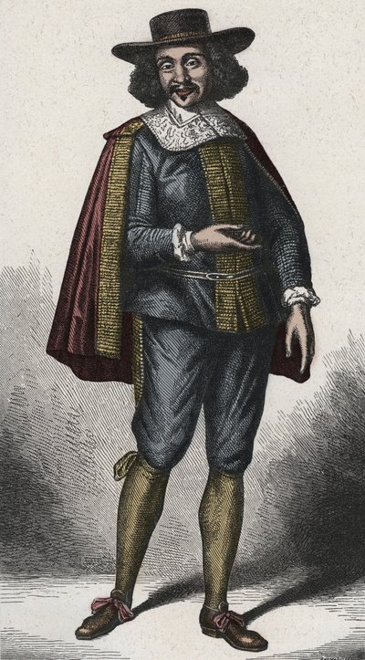 Jean Baptiste Poquelin Moliere 1622-1673 - (Jean-Baptiste Poquelin od Unknown artist