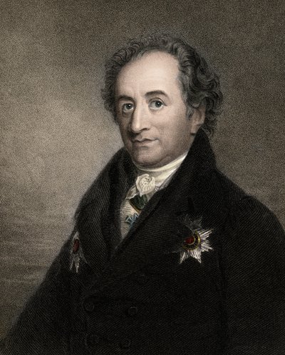Johann Wolfgang od Goetha 1749-1832 - rytina - 19. stol. od Unknown artist