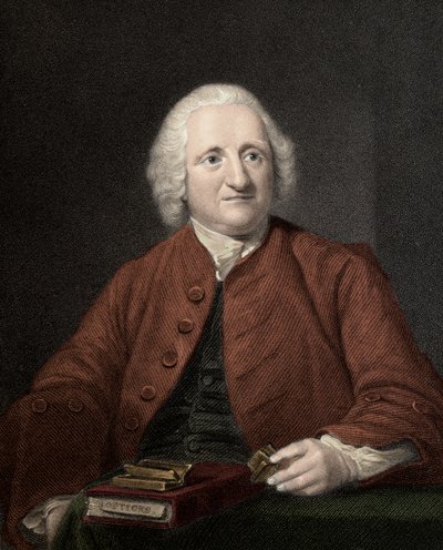 John Dollond 1706 - 1761 - rytina - 19. stol od Unknown artist