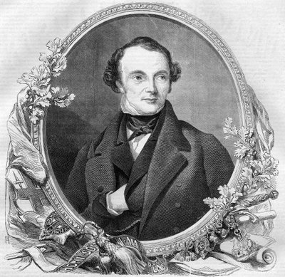 John Russell (1792-1878), britský politik, rytina z roku 1860. od Unknown artist