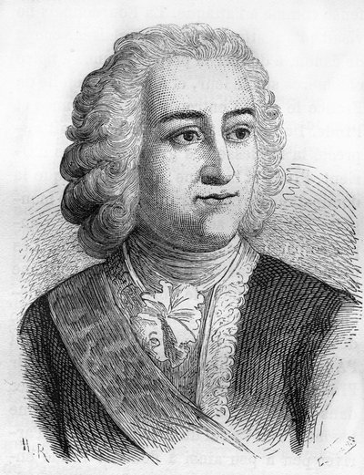 Joseph François Dupleix (1697-1763), francouzský koloniální správce od Unknown artist