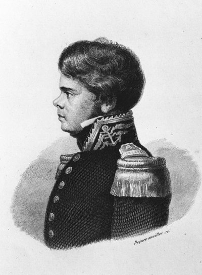 Jules Poret de Blosseville. Francouzský průzkumník, mořeplavec a geograf. 1802-1833. od Unknown artist