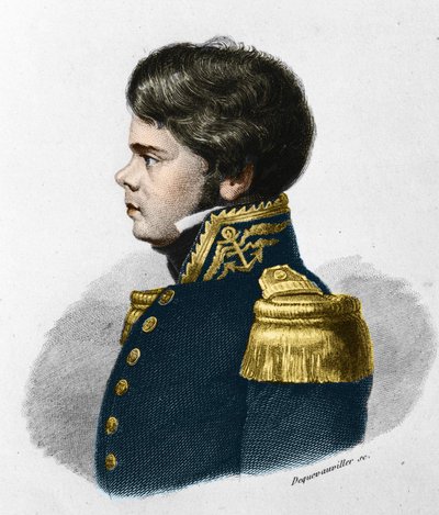Jules Poret de Blosseville. Francouzský průzkumník, mořeplavec a geograf. 1802-1833. od Unknown artist