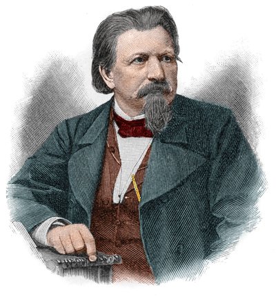 Karl Ferdinand Gutzkow (1811-1878), německý spisovatel, dramatik a novinář. od Unknown artist