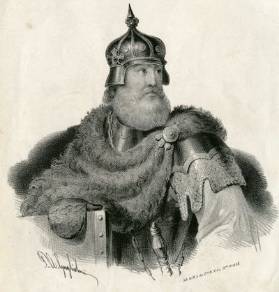 Kestutis - velkovévoda litevský a vévoda z Trakai 1297-1382 od Unknown artist