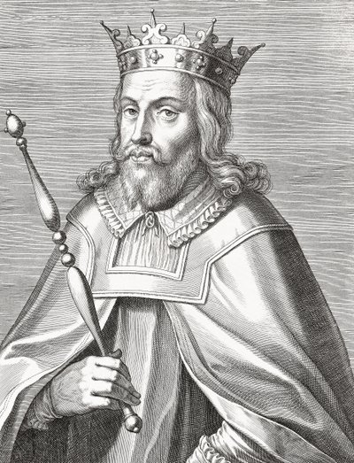 Portugalský král Duarte I. Edward I. Portrét. od Unknown artist