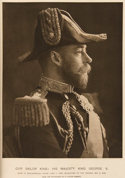 Král Jiří V., asi 1903 od Unknown Artist