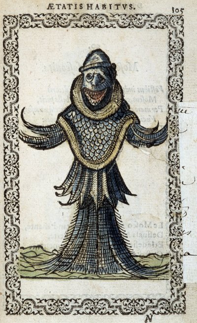 The Sea Monine – v „“Habits and Effigies”” od Jeana Sluperia od Unknown artist