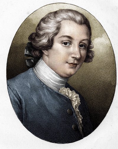 Louis Gresset (1709-1777), francouzský spisovatel. od Unknown artist