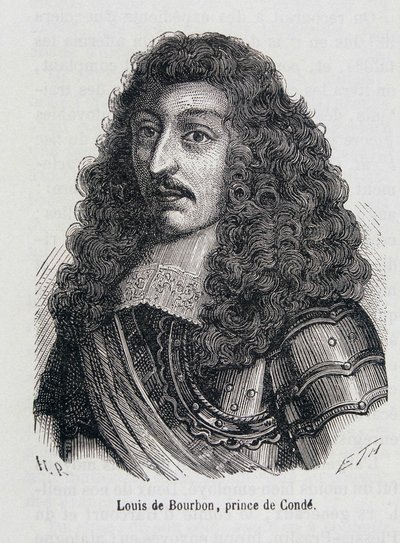 Louis II Bourbonský, princ z Conde (Bourbon-Conde), známý jako Le Grand Conde (1621-1686). od Unknown artist
