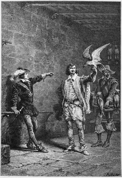 Ludvík XIII. ve věku šestnácti let a jeho oblíbenec Albert de Luynes – v „Histoire de France““ od nejvzdálenějších dob do roku 1789“ od M. Guizota od Unknown artist
