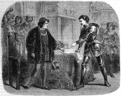 Louis XI a Charles Temeraire v Peronne (Itálie), říjen 1468. od Unknown artist