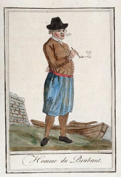 Muž z Brabantska (Belgie). od Unknown artist