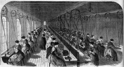 Výroba cementového pera: pracovníci v tiskařské dílně v továrně v Birminghamu V „“Le Journal Illustrous““ od Unknown artist