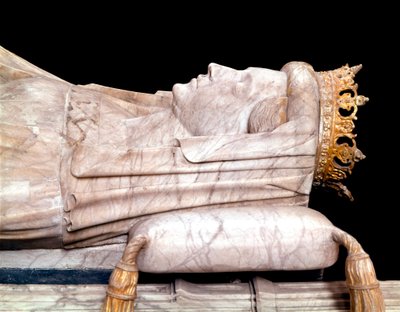 Markéta I. Dánská - Ležící královna Margarita Iere Dánská (1353-1412). Sbor Cathedrale di Roskilde, Dánsko od Unknown artist