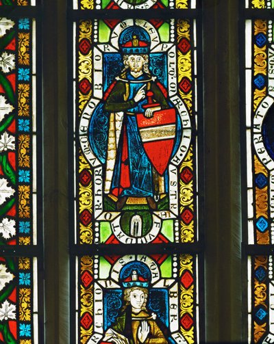 markrabě Leopold III. z Babenbergu (vitráže) od Unknown Artist