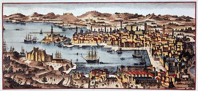Marseille v roce 1680 - B.N. od Unknown artist