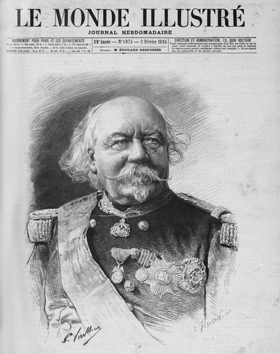 Maršál Canrobert (1809 - 1895). Svou smrt oznámil 24. ledna od Unknown artist