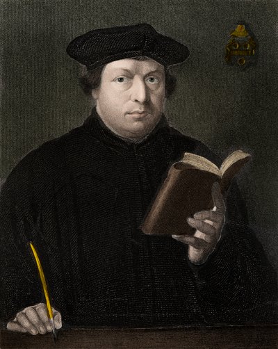Martin Luther 1483-1546 - rytina - 19. stol od Unknown artist