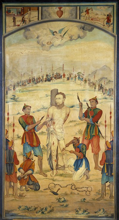 Mučednictví blahoslaveného Marchanda Cochinchine od Unknown artist
