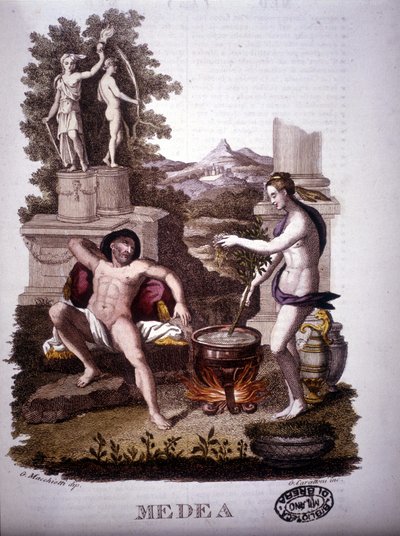 Medea - v mytologickém slovníku od Unknown artist
