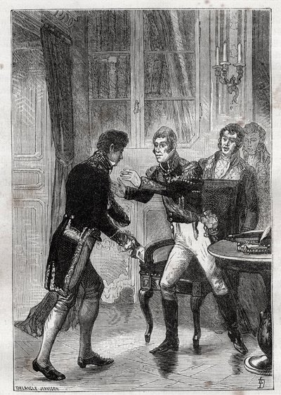 Setkání mezi Charlesem Lemercierem de Longpre (1778-1854), baronem d