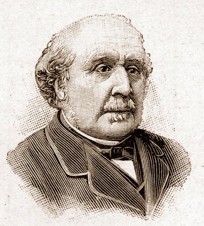 Členové Akademie Francaise v roce 1895: portrét Alberta, vévody z Broglie (1821-1901), francouzského historika a politika. od Unknown artist