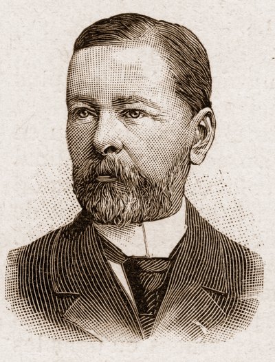 Členové Akademie Francaise v roce 1895: portrét Paula Thureau Dangina (Thureau-Dangin), francouzského historika. od Unknown artist